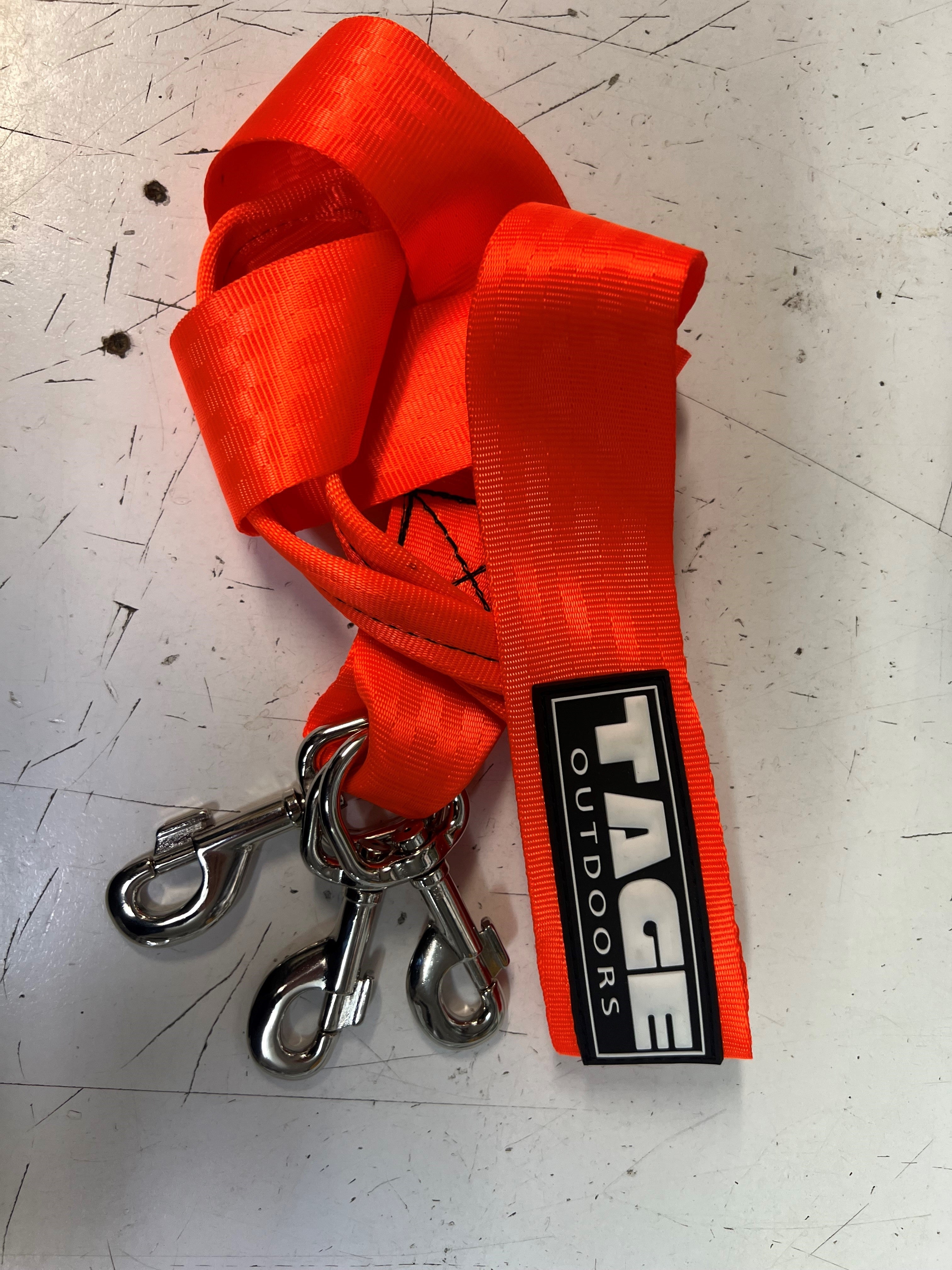 Triple Dog Lead - TRIPLE CLIP / ORANGE - Mansfield Hunting & Fishing - Products to prepare for Corona Virus