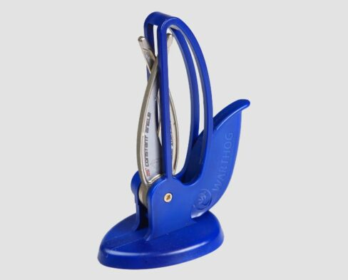 Warthog Curve Knife Sharpener - BLUE - Mansfield Hunting & Fishing - Products to prepare for Corona Virus