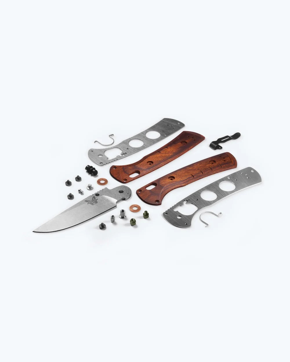 Benchmade SlipRidge Folding Blade Knife Magnacut Steel - Wood Handle