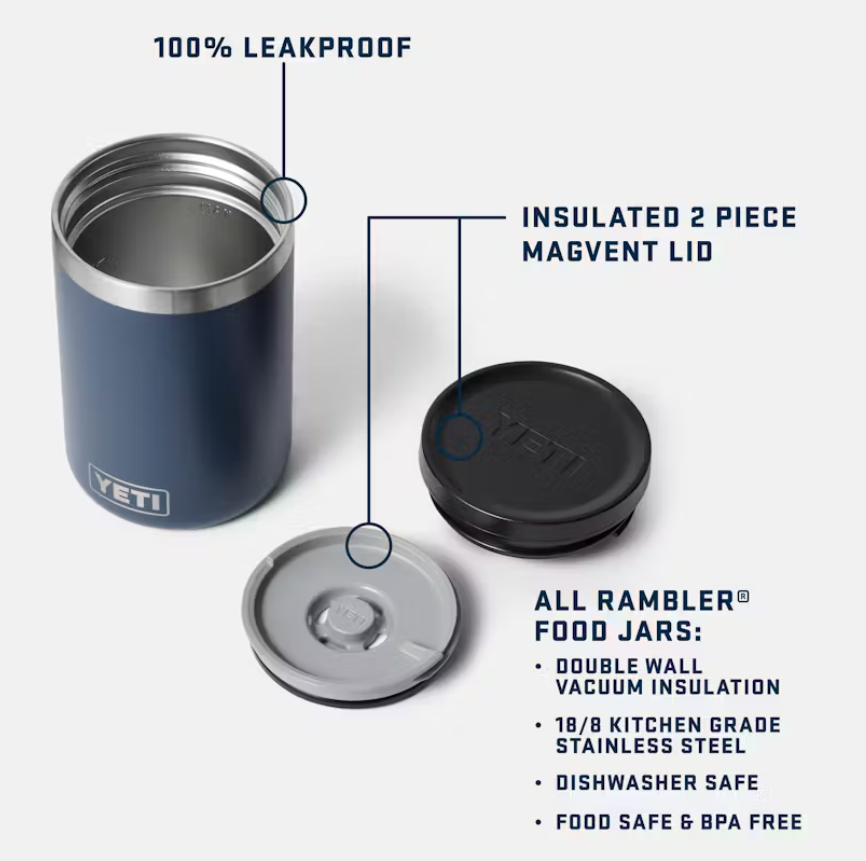 Yeti 16oz Insulated Food Jar - - Mansfield Hunting & Fishing - Products to prepare for Corona Virus