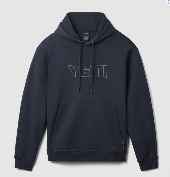 Yeti Logo Fleece Hoodie - Navy - S / NAVY - Mansfield Hunting & Fishing - Products to prepare for Corona Virus