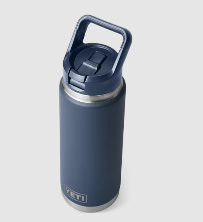Yeti Rambler 26oz C Straw Bottle (769ml) - 26OZ / NAVY - Mansfield Hunting & Fishing - Products to prepare for Corona Virus