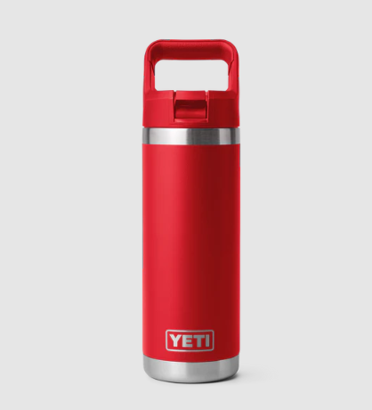 Yeti Rambler 18oz Straw Bottle (532ml) - 18OZ / RESCUE RED - Mansfield Hunting & Fishing - Products to prepare for Corona Virus