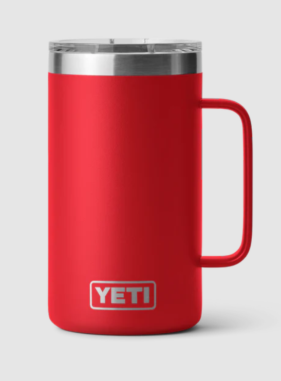 Yeti 24oz Mug with MagSlider Lid - 24OZ / RESCUE RED - Mansfield Hunting & Fishing - Products to prepare for Corona Virus