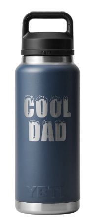 Yeti 36oz Bottle with Chug Cap (1065ml) - Cool Dad - Fathers Day Limited Edition - - Mansfield Hunting & Fishing - Products to prepare for Corona Virus