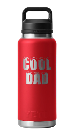 Yeti 36oz Bottle with Chug Cap (1065ml) - Cool Dad - Fathers Day Limited Edition - - Mansfield Hunting & Fishing - Products to prepare for Corona Virus