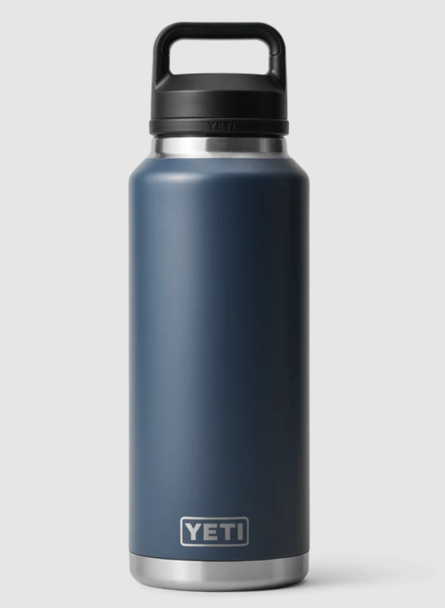 Yeti 46oz Bottle with Chug Cap (1.4L) - 46OZ / NAVY - Mansfield Hunting & Fishing - Products to prepare for Corona Virus