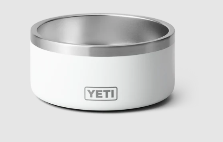 Yeti Boomer 8 Dog Bowl - WHITE - Mansfield Hunting & Fishing - Products to prepare for Corona Virus