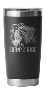 Yeti 20oz Tumbler with MagSlider Lid (591ml) - Born To Ride - Fathers Day Limited Edition - 20OZ / BLACK - Mansfield Hunting & Fishing - Products to prepare for Corona Virus