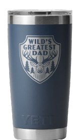 Yeti 20oz Tumbler with MagSlider Lid (591ml) - Wild's Greatest Dad - Fathers Day Limited Edition - - Mansfield Hunting & Fishing - Products to prepare for Corona Virus