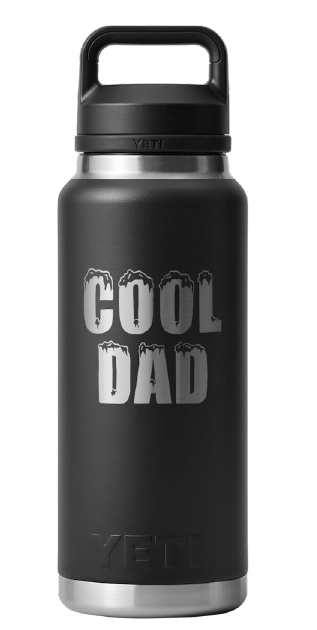 Yeti 36oz Bottle with Chug Cap (1065ml) - Cool Dad - Fathers Day Limited Edition - - Mansfield Hunting & Fishing - Products to prepare for Corona Virus