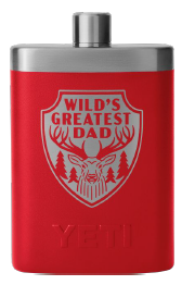 Yeti Flask - Wild's Greatest Dad - Fathers Day Limited Edition - - Mansfield Hunting & Fishing - Products to prepare for Corona Virus