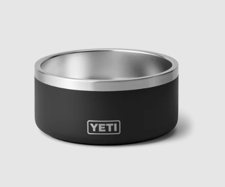 Yeti Boomer 8 Dog Bowl - BLACK - Mansfield Hunting & Fishing - Products to prepare for Corona Virus
