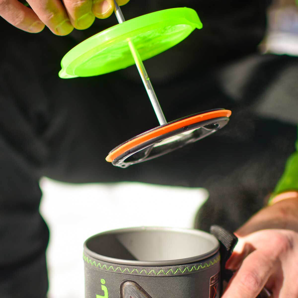 Jetboil Silicone Coffee Press -  - Mansfield Hunting & Fishing - Products to prepare for Corona Virus