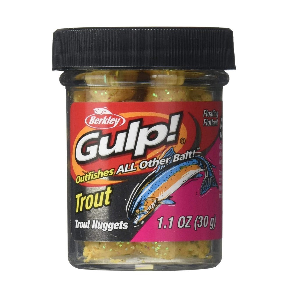 Berkley Gulp! Powerbait Trout Nuggets Chunky Cheese -  - Mansfield Hunting & Fishing - Products to prepare for Corona Virus