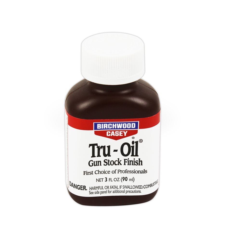 Birchwood Casey Tru-Oil Stock Finish 3oz Bottle -  - Mansfield Hunting & Fishing - Products to prepare for Corona Virus