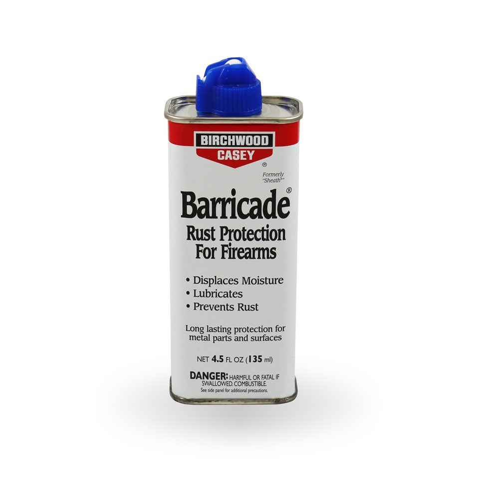 Birchwood Casey Barricade Oil Rust Protect 4.5oz Can - - Mansfield Hunting & Fishing - Products to prepare for Corona Virus