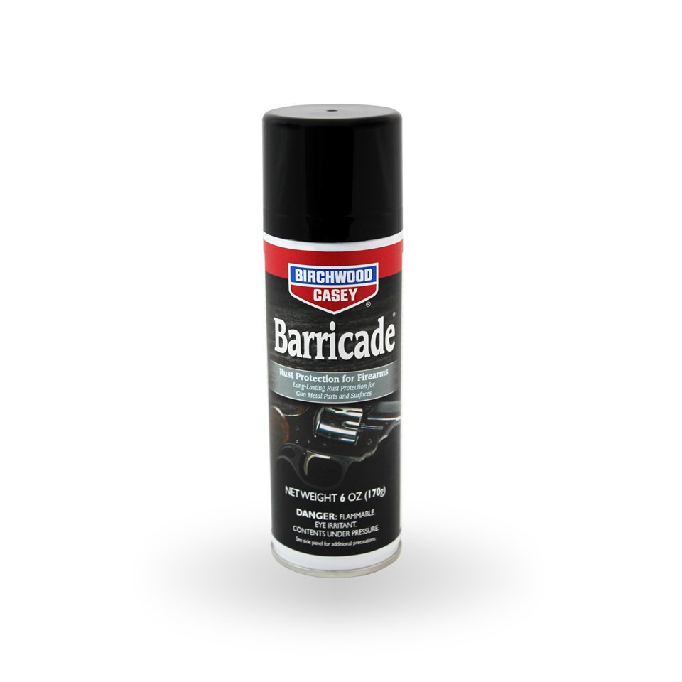 Birchwood Casey Barricade Rust Protect 6oz Aerosol - - Mansfield Hunting & Fishing - Products to prepare for Corona Virus