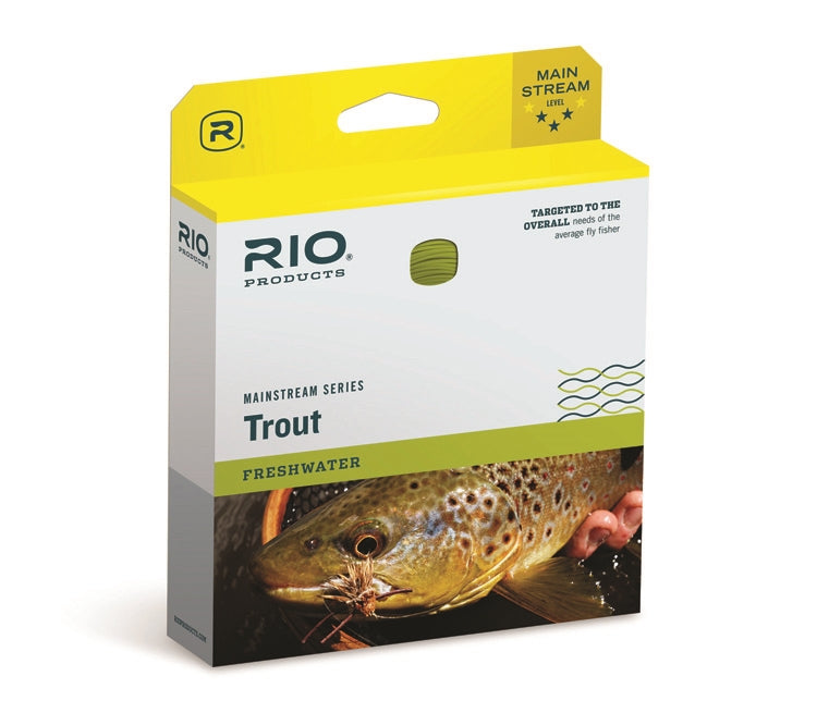 Rio Mainstream Fly Line - WF4F / LEMON GREEN - Mansfield Hunting & Fishing - Products to prepare for Corona Virus