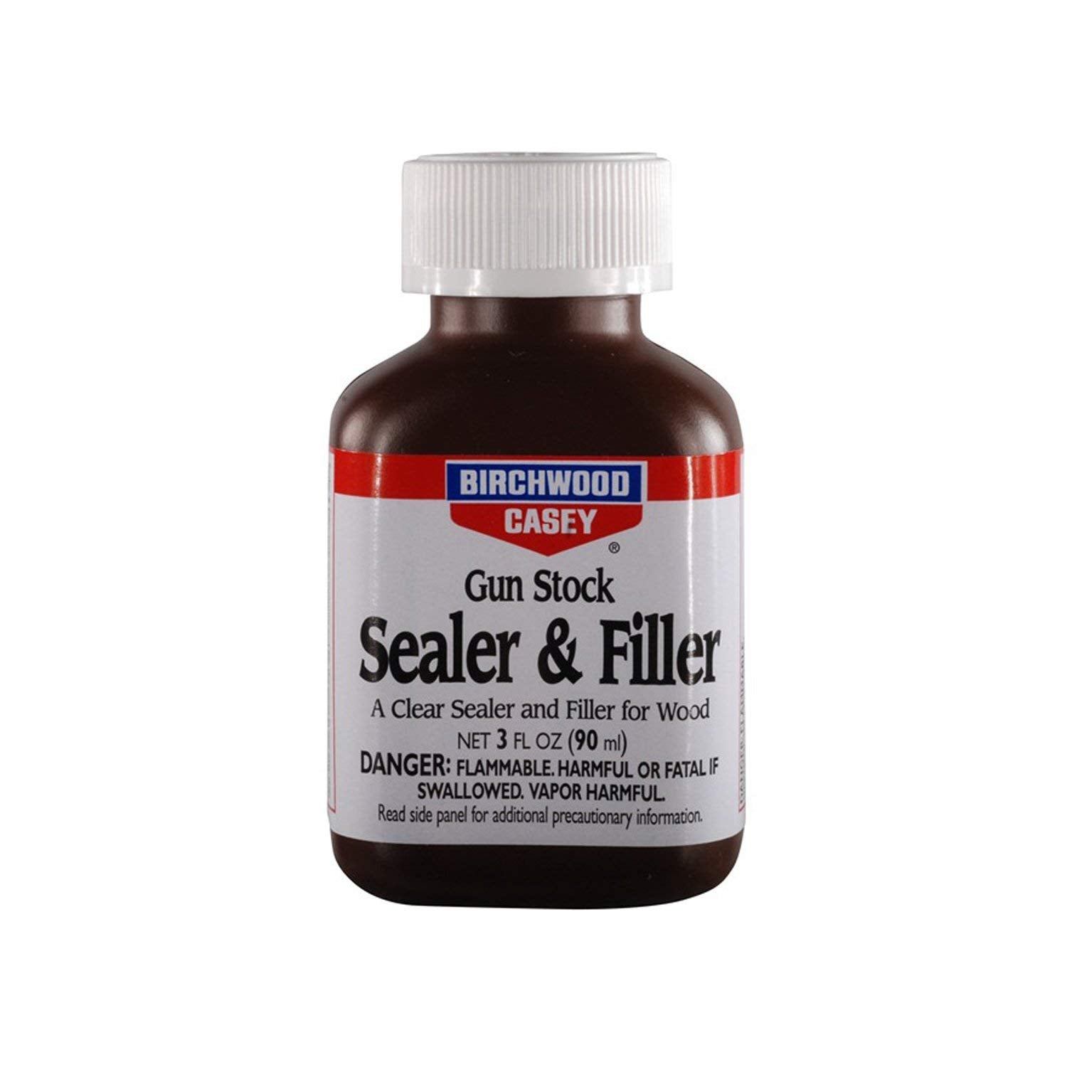 Birchwood Casey Gun Stock Clear Sealer & Filler 3 Oz - - Mansfield Hunting & Fishing - Products to prepare for Corona Virus