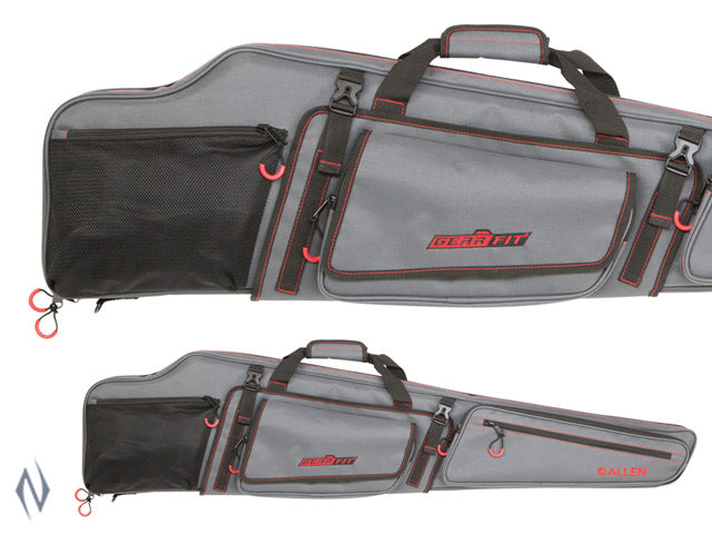 Allen Gear Fit Dakota Rifle Case Grey/Red 48 Inch -  - Mansfield Hunting & Fishing - Products to prepare for Corona Virus