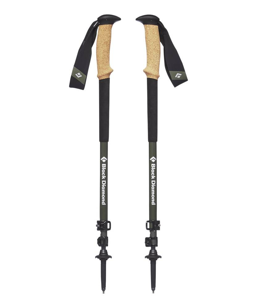 Black Diamond Trail Cork Poles S21 - Granite -  - Mansfield Hunting & Fishing - Products to prepare for Corona Virus