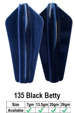 Tassie Devil 7gr - 7GR / 135 BLACK BETTY - Mansfield Hunting & Fishing - Products to prepare for Corona Virus