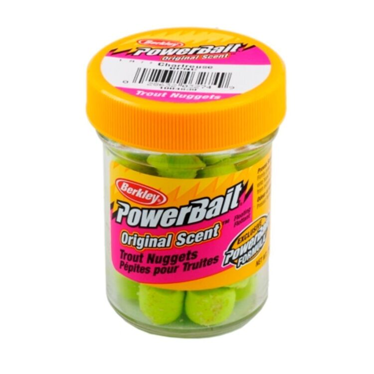 Berkley Gulp! Powerbait Trout Nuggets Chartreuse - - Mansfield Hunting & Fishing - Products to prepare for Corona Virus