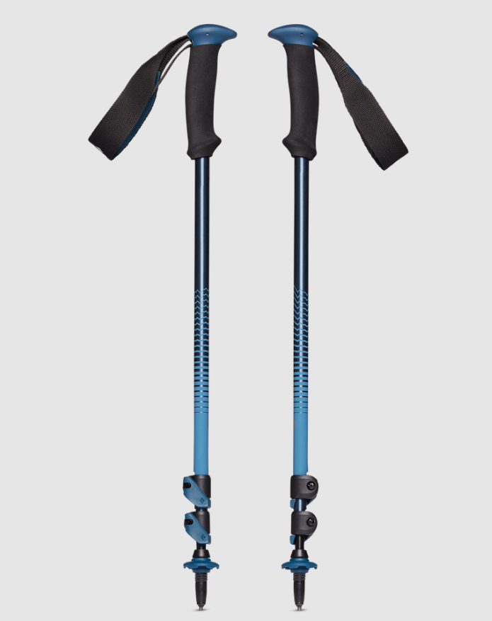 Black Diamond Trail Back Trekking Poles - Azurite - - Mansfield Hunting & Fishing - Products to prepare for Corona Virus