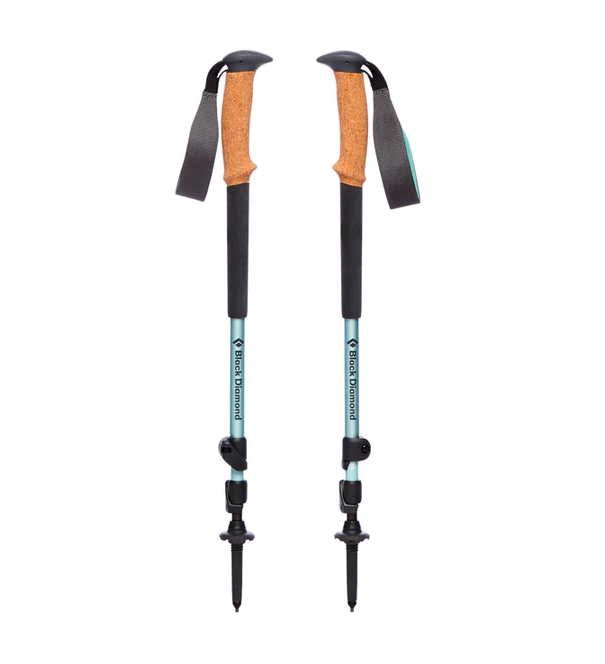 Black Diamond Womens Trail Cork Trekking Poles - Alpine Lake - - Mansfield Hunting & Fishing - Products to prepare for Corona Virus