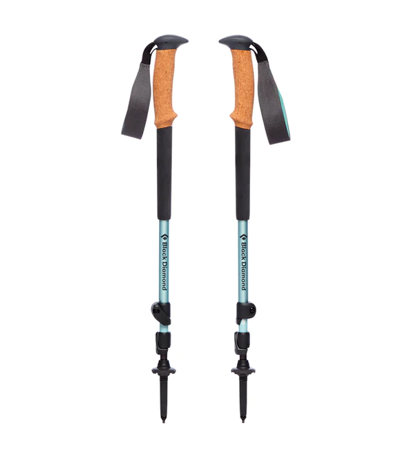 Black Diamond Womens Trail Cork Trekking Poles - Alpine Lake -  - Mansfield Hunting & Fishing - Products to prepare for Corona Virus