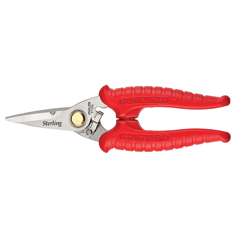 Black Panther High Tensile 185mm Round Tip Industrial Snips - - Mansfield Hunting & Fishing - Products to prepare for Corona Virus