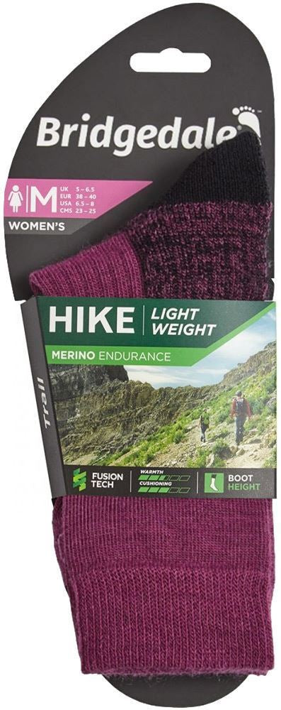 Bridgedale Womens Hike Lightweight Merino Performance Sock -  - Mansfield Hunting & Fishing - Products to prepare for Corona Virus