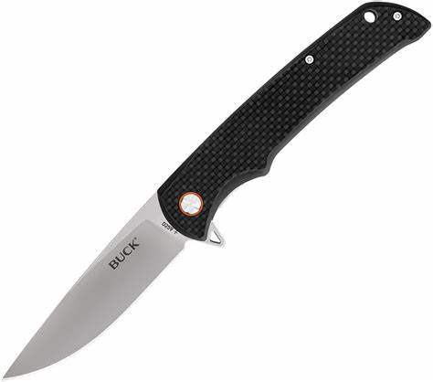 Buck Haxby 3 7/8" Drop Point Carbon - - Mansfield Hunting & Fishing - Products to prepare for Corona Virus