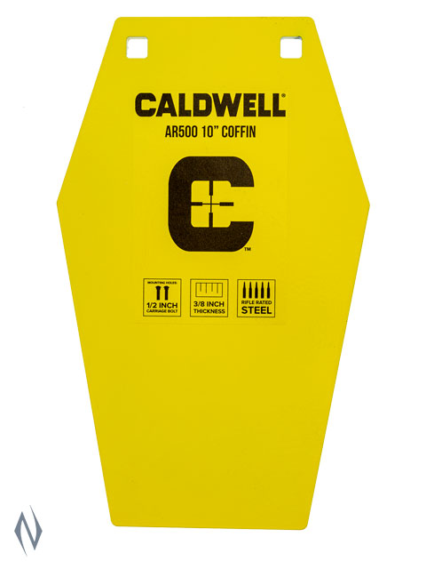 Caldwell Ar500 Target 10 Inch Coffin - - Mansfield Hunting & Fishing - Products to prepare for Corona Virus