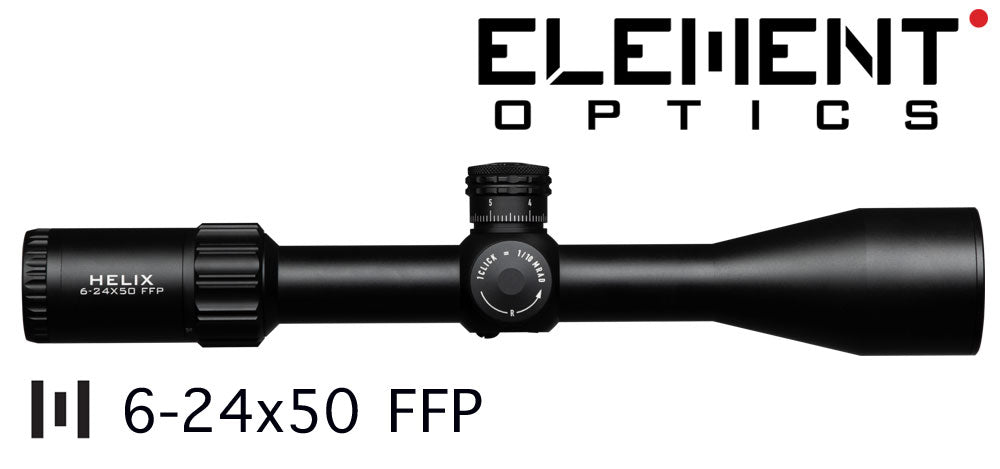 Element Optics Helix 6-24x50 MOA FFP Apr-2d -  - Mansfield Hunting & Fishing - Products to prepare for Corona Virus
