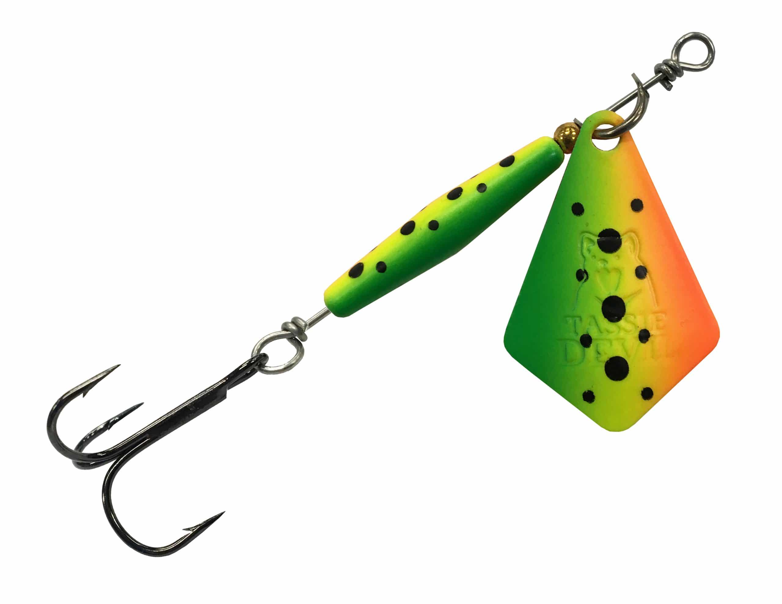 Tassie Devil Blade 3.8gm - 3.8GM / FIRE TIGER UV - Mansfield Hunting & Fishing - Products to prepare for Corona Virus