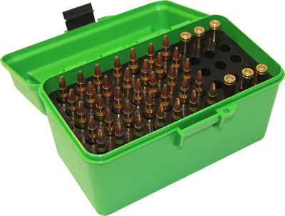 MTM Case-Guard 50rnd Ammo Box 30-06 H50-RL-10 - - Mansfield Hunting & Fishing - Products to prepare for Corona Virus
