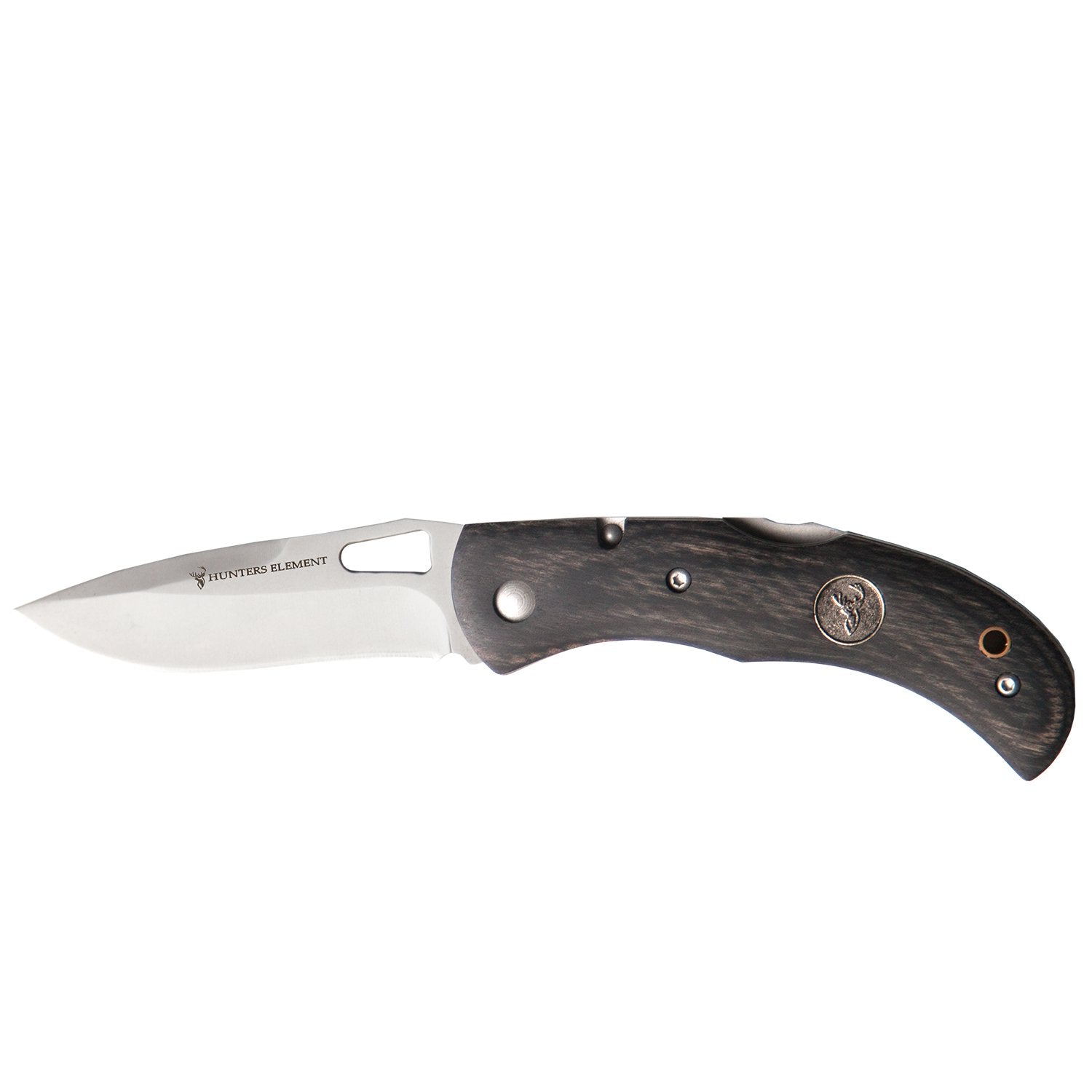 Hunters Element Primary Series Folding Drop Point Knife - - Mansfield Hunting & Fishing - Products to prepare for Corona Virus