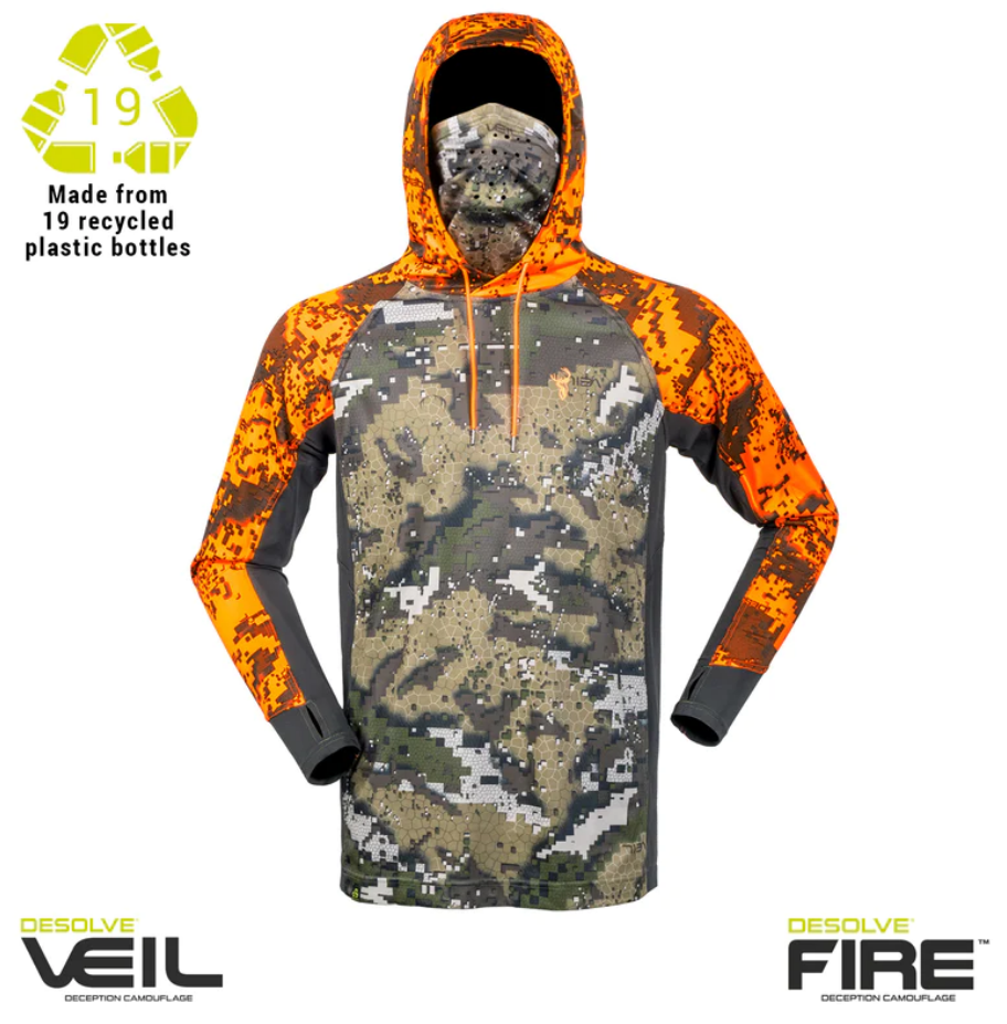 Hunters Element Vantage Hoodie - Desolve Fire/Veil - S / DESOLVE FIRE/VEIL - Mansfield Hunting & Fishing - Products to prepare for Corona Virus