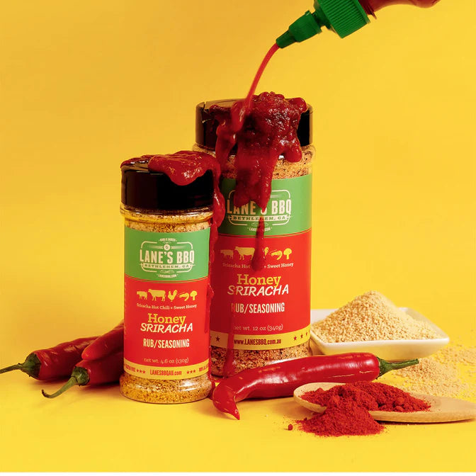 Lanes BBQ Honey Sriracha Rub Pitmaster 340gm -  - Mansfield Hunting & Fishing - Products to prepare for Corona Virus