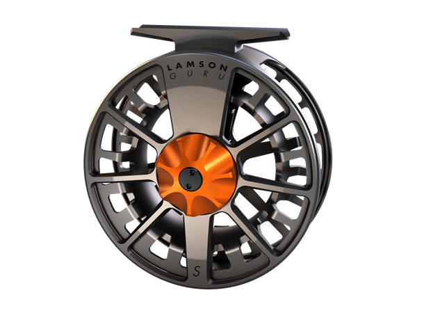 Lamson Guru 5/6 Fly Reel - Blaze -  - Mansfield Hunting & Fishing - Products to prepare for Corona Virus