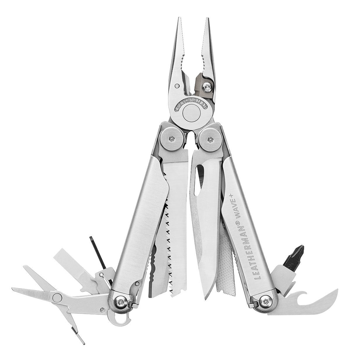 Leatherman Wave Plus with Nylon Sheath - box - - Mansfield Hunting & Fishing - Products to prepare for Corona Virus