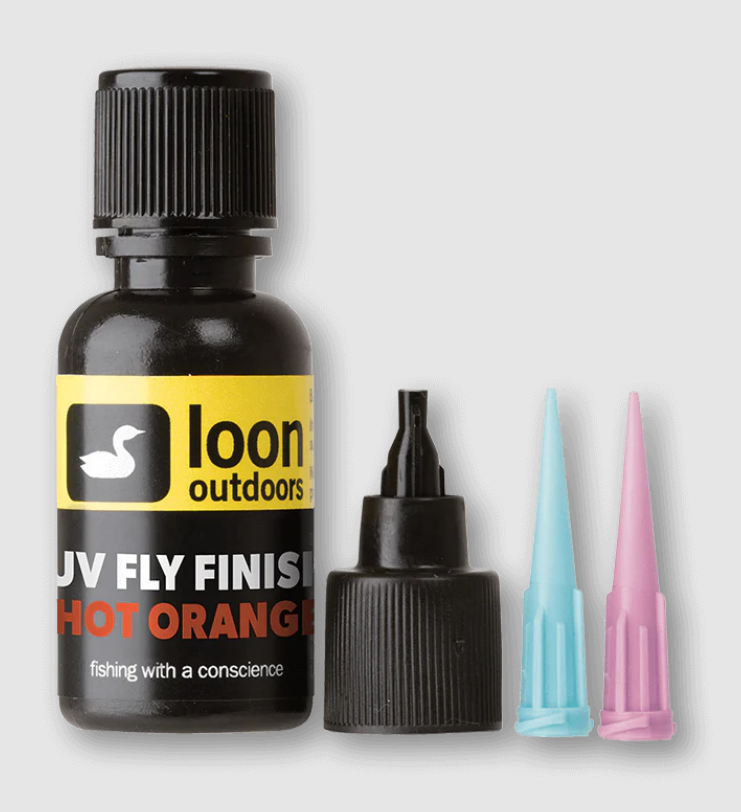 Loon UV Fly Finish - ORANGE - Mansfield Hunting & Fishing - Products to prepare for Corona Virus