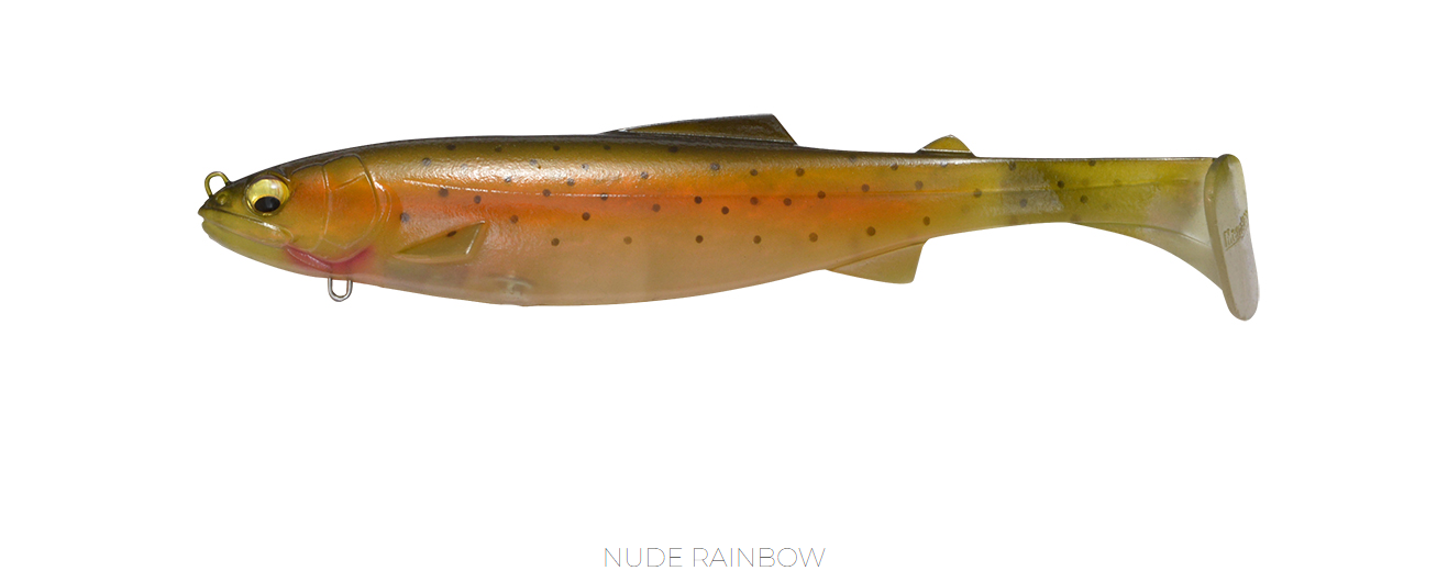 Megabass Magslowl 9 Inch - 9 INCH / NUDE RAINBOW - Mansfield Hunting & Fishing - Products to prepare for Corona Virus