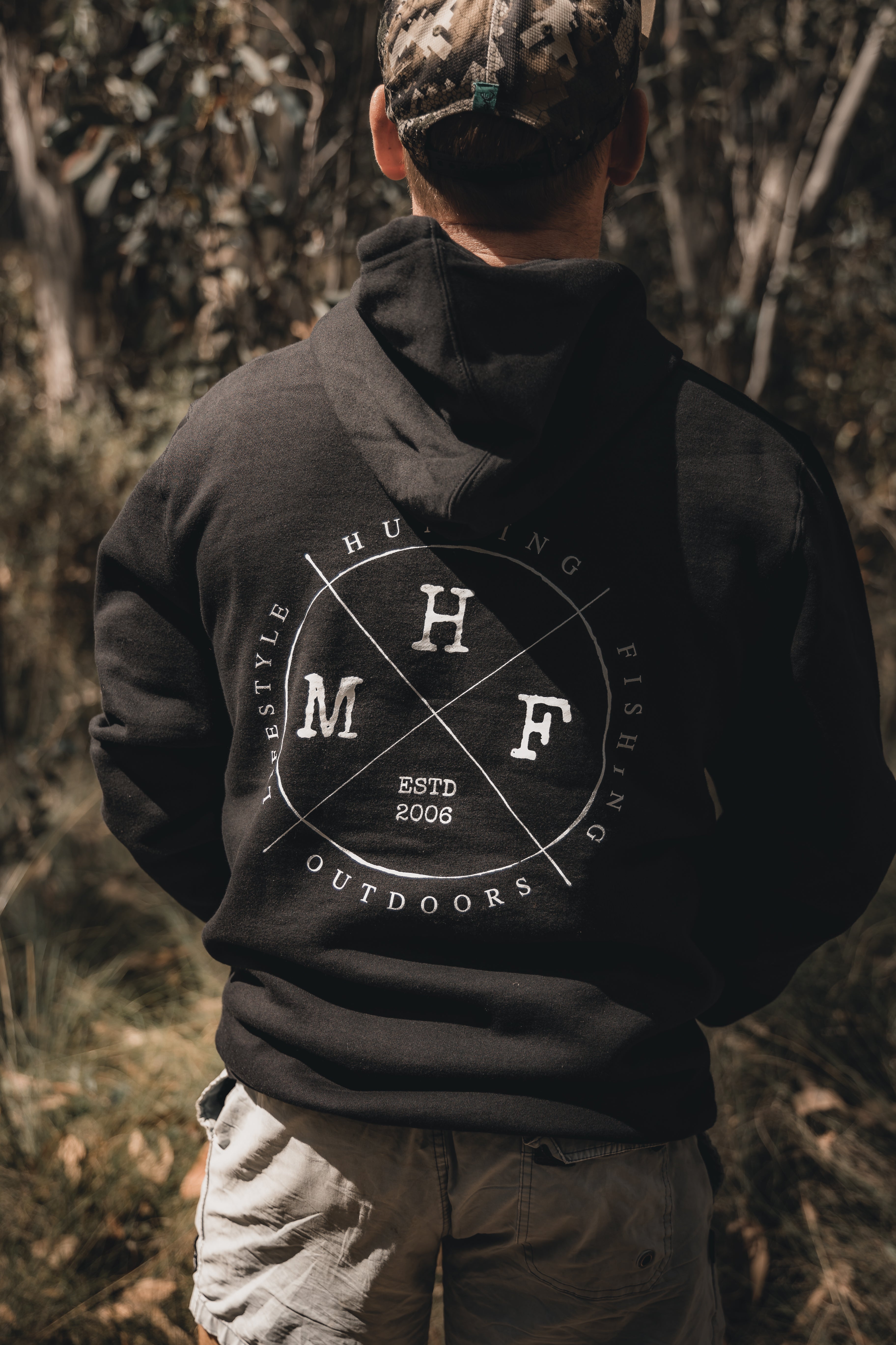 MHF Lifestyle Hoodie - Black - - Mansfield Hunting & Fishing - Products to prepare for Corona Virus