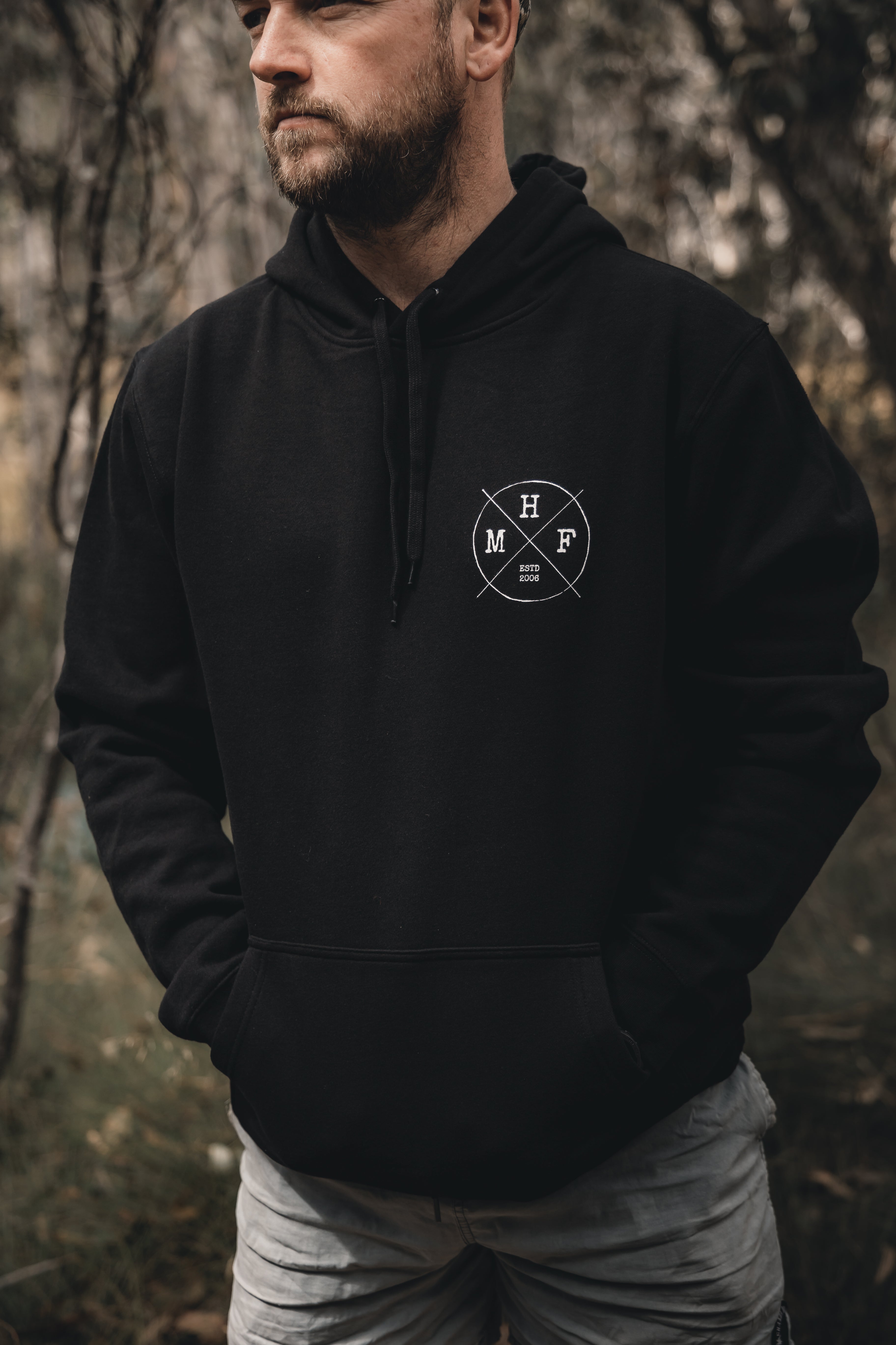 MHF Lifestyle Hoodie - Black - - Mansfield Hunting & Fishing - Products to prepare for Corona Virus
