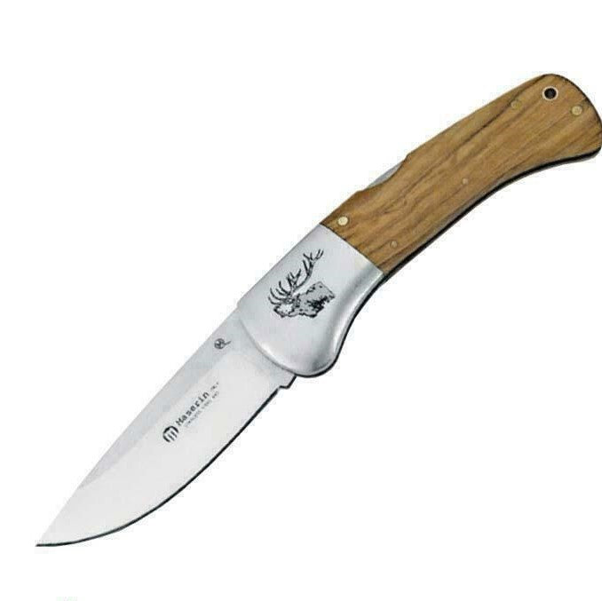 Maserin Hunting Line Engraved Stag Knife - - Mansfield Hunting & Fishing - Products to prepare for Corona Virus