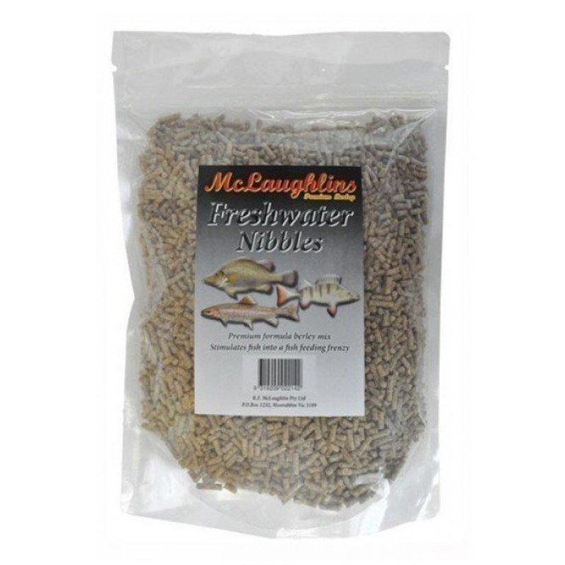 Mclaughlins Freshwater Nibbles Berley Mix - - Mansfield Hunting & Fishing - Products to prepare for Corona Virus