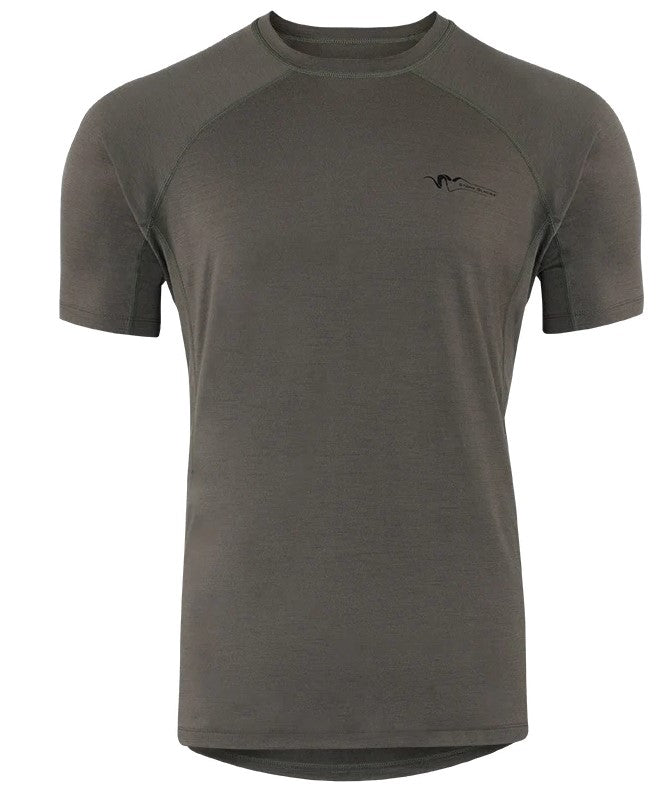 Stone Glacier Chinook Merino Crew Short Sleeve - SMALL / Tarmac - Mansfield Hunting & Fishing - Products to prepare for Corona Virus